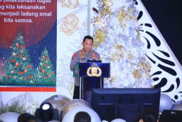 Kapolri Titip Cooling System ke Tokoh Lintas Agama,Di Acara Natal Bersama Polri