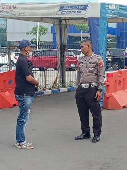Wujudkan Polri Presisi Anggota Satpas Colombo Surabaya, Lakukan Pemantauan dan Sterilkan Para Calo