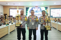 Raih Ranking  Satu Kinerja Satwil Polres Pasuruan Kota se-Jawa Timur