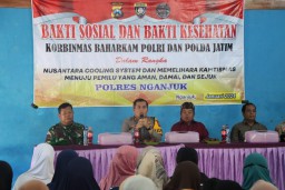 Polres Nganjuk Gelar Bakti Sosial dan Pengobatan Gratis untuk Warga Nglaban, Jalankan Program NCS
