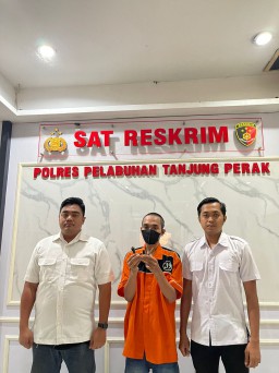Tim Unit lV Resmob Satreskrim Polres Tanjung Perak Surabaya, Berhasil Amankan Pelaku Curanmor