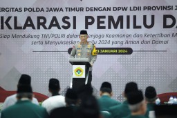 Polda Jatim Bersama DPW LDII Gelar Deklarasi Pemilu Damai