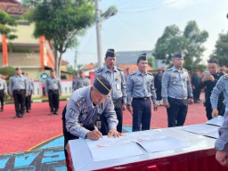 Lapas Narkotika Kelas IIA Pamekasan Gelar Penandatanganan Komitmen Bersama Pencanangan Pembangunan Zona Integritas Menuju WBK/WBBM dan Pakta Integritas