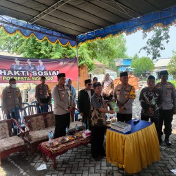 Pesan Kamtibmas Kapolresta Sidoarjo pada Warga tambak Oso di Jumat Curhat