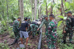 Sukseskan Program Kasad, Dandim Tabanan Pimpin Upaya Perawatan Pompa Hidram
