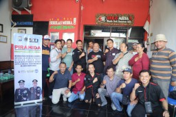 Wujudkan Pemilu 2024 Damai, Polres Mojokerto Gandeng Awak Media Tangkal Berita Hoaks