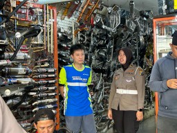 Gencar Tindak Tegas Knalpot Brong, Ini Dilakukan Satlantas Polrestabes Surabaya