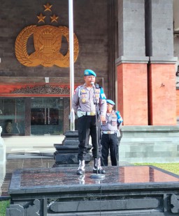 Pimpin Apel Gabungan Satgas OMB Kasubsatgas Propam Tegaskan Netralitas Polri Harga Mati