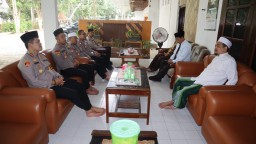 Pesan Pemilu Damai, Kapolres Sumenep Silaturahmi ke Ponpes Al Amien Sumenep