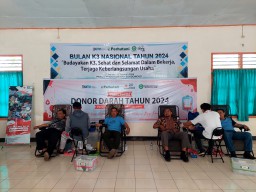 Karyawan Perum Perhutani KPH Bondowoso, Lakukan Bakti Sosial Donor Darah Tahun 2024