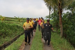 Polres Tabanan Menggelar Kegiatan ‘Outbound / Olah Raga Bersama’ di DTW Jatiluwih