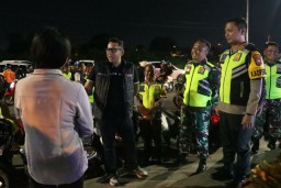 Harkamtibmas Jelang Pemilu 2024, Polres Mojokerto Kota Patroli Skala Besar