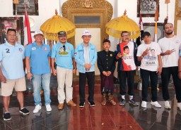 Tokoh Berpengaruh Nasional TKN Boy Rafli Amar Turut Memeriahkan Jalan Sehat Di Klungkung