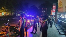 Patroli Malam Tim Gabungan Polresta Denpasar Jelang Pemilu 2024: Pastikan Situasi Aman dan Kondusif