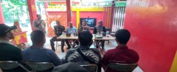 Jumat Curhat, Polsek Dukuh Pakis Gelar Prihal Warga Kos di Rumah Suci Hwa Sen Miau Surabaya
