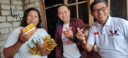 Caleg DPRD Provinsi Bali  Dapil Kab.Badung dari Partai Perindo Kuta Selatan Gelar kampanye Terbuka dan Bazar Murah