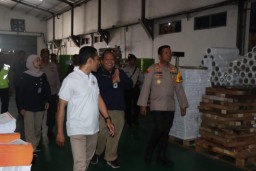 Kapolresta Sidoarjo Pastikan Logistik Pemilu 2024 Aman dan Kondusif