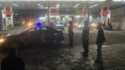 Blue Light Patrol Polsek Abiansemal Sambangi SPBU Latusari