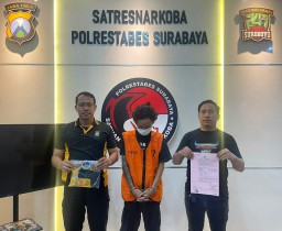 Satres Narkoba Polrestabes Surabaya, Berhasil Bekuk Tersangka Penyalahgunaan Narkotika Jenis Sabu