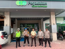Polsek Tegalsari Rutin Patroli Mantap Brata di Pegadaian Mencegah Kriminalitas