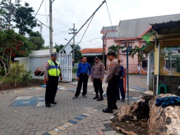 Beri Rasa Aman, Polsek Karangpilang Patroli Ke Perumahan Ramada Kebraon