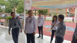Kordinasi Kesekretariatan MPD, Kadiv Pelayanan Hukum dan Ham Kanwil Jatim Kunjungi Lapas Narkotika Pamekasan