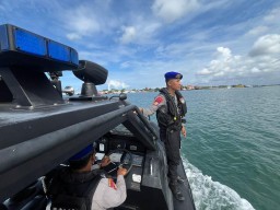 Amankan perairan Bali, Dit Polairud Polda Bali terjunkan Patroli Laut