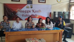 Polda Bali Gelar Minggu Kasih di Panti Asuhan Tat Twam Asi