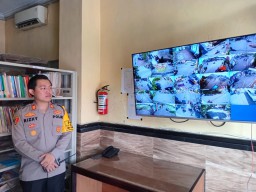 Kapolsek Kuta Utara Cek Pendistribusian Logistik Pemilu di Setiap Kantor PPS