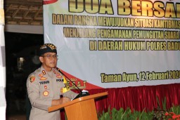 Kapolres Badung AKBP Teguh Priyo Wasono Inisiasi Doa Bersama Forkopimda