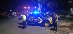 Ciptakan Situasi Kondusif, Satsamapta Polres Badung Melaksanakan Patroli Biru