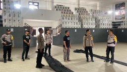 Pengamanan Surat Suara di PPK Abiansemal !! Ini Kata Kapolres AKBP Teguh Priyo Wasono