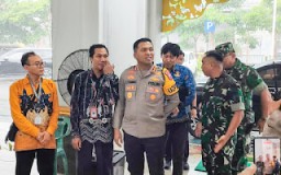 Dandim O816 dan Kapolresta Sidoarjo Monitoring Rapat Pleno Terbuka di Sukodono