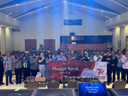 Minggu Kasih Polda Bali Serap Aspirasi Jemaat Gereja GIB Rock Sanur