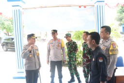 Kapolres Nganjuk Pastikan Logistik Pemilu 2024 Aman Jelang Penghitungan Tingkat PPK