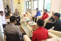 Kapolres Nganjuk Gelar Program Nusantara Cooling System Bersama Organisasi Mahasiswa di Nganjuk