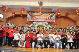 Kapolres Tabanan Hadiri Perayaan Cap Go Meh Rangkaian Perayaan Hari Raya Imlek 2575 Kongzii tahun 2024