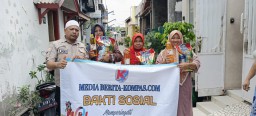 Momentum Bulan Sya'ban dan Perayaan Hari Pers Nasional Redaksi Jatiminvestigasinews id, Bagikan Sembako di Warga Sekitar