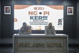 ‘Ngopi Ker’ Bersama Awak Media, Polresta Malang Kota Bahas Solusi Atasi Balap Liar
