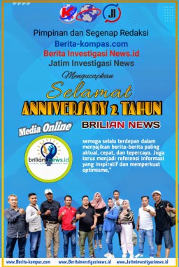 Umar Hayat Pimpinan Redaksi Media Jatiminvestigasinews.id, Ucapkan Selamat Anniversary Yang KE- 2 Untuk Briliannews.id