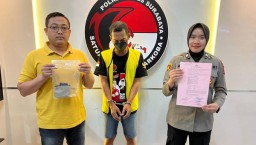 Seorang Pria Pengangguran Kedapatan Bawa Barang Haram  Ditangkap Anggota Satresnarkoba Polrestabes