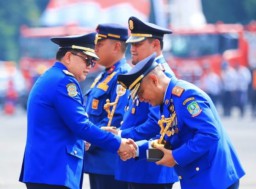 Memperingati HUT ke -105 Pemadam Kebakaran ( Damkar) dan Penyelamatan di Lapangan Kodam V Brawijaya