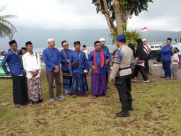 Personil Polairud Polres Tabanan Sambang dan Patroli Perairan Seputaran DTW Bedugul