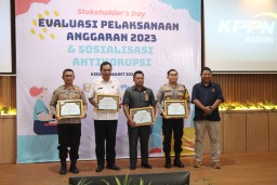 Polres Nganjuk Terima Piagam Penghargaan Sebagai Peringakat 1 Capaian IKPA Tahun Anggaran 2023