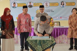 Deklarasi Sekolah Ramah Anak, Kapolres Jember Ajak Semua Pihak Cegah Kenakalan Remaja