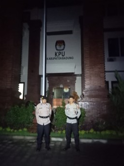 Hari Raya Nyepi, Subsatgas Pam Perkantoran Perketat Penjagaan Gudang KPU