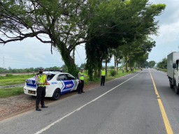Guna Menekan Laka lantas, Kapolres Nganjuk Ajak Pengguna Jalan Patuhi Batas Kecepatan