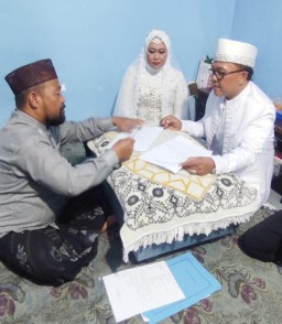 Bambang S Priyono Awak Media Jatiminvestigasinews.id Melangsungkan Akad Nikah Dengan Mempersunting Putri Bali NI Made Budiarti