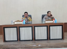 Polres Bangkalan Adakan Giat Piramida Bersama Awak Media 