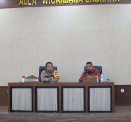 Jaga Kondusifitas Jelang Idul Fitri 1445 H, Wakapolres Bangkalan Pimpin Rakor Harkamtibmas di Bulan Ramadhan